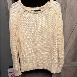 We The Free Textured Cream Sweater Sz small